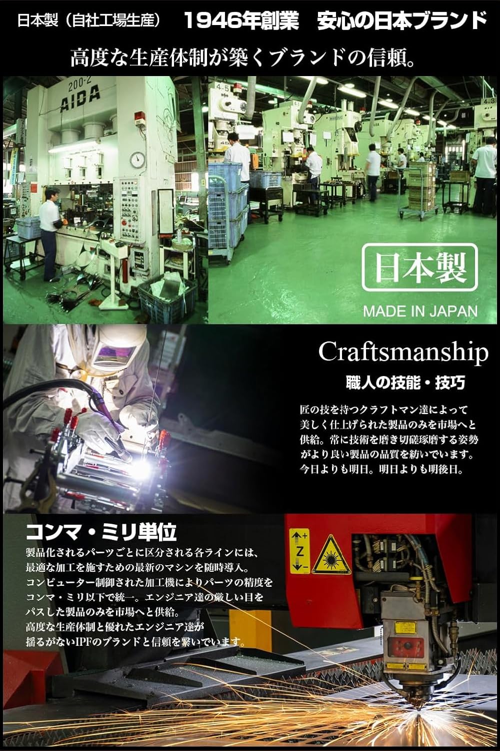 Amazon.co.jp: IPF フォグランプ ハロゲン H3 丸形 直径200mm 3200K